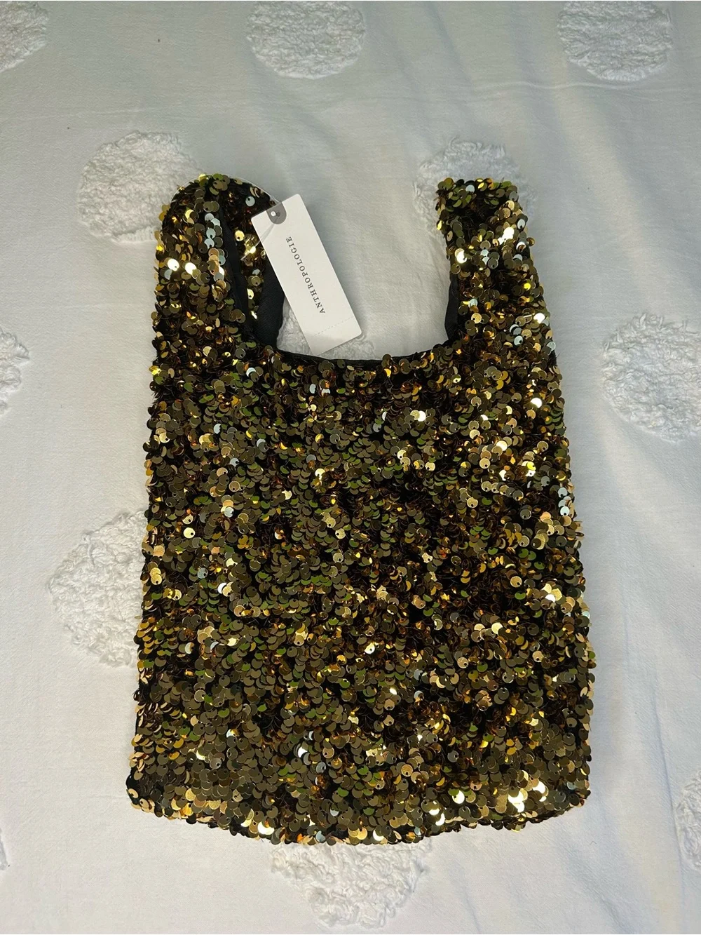 Anthropologie Paillette Sequin Bag
